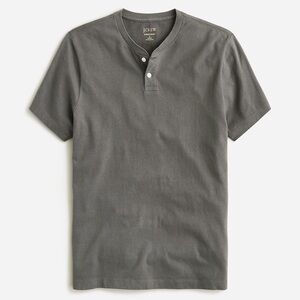 J. Crew Short-sleeve sueded cotton henley